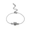 Color acero (pulsera de aproximadamente 16cm x 5cm) 1 unidad