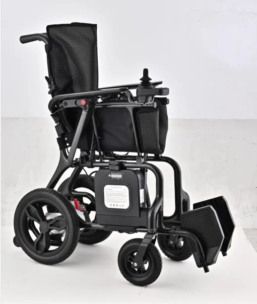 12.2kg  carbon fiber frame feather lightweight handicapped Carbon Fiber Electric Wheelchair breathable cushion can board-BZ-JY01 details