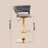 Dark gray-high style gold plated legs