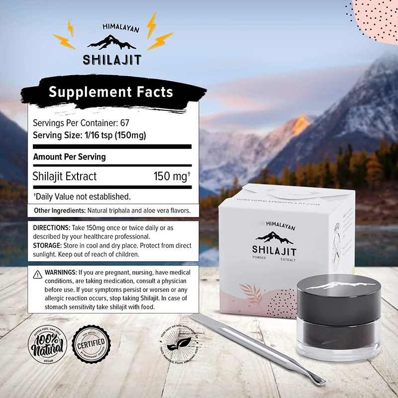 OEM Private Label Shilajit Instant Coffee Powder Shilajit Powder ...