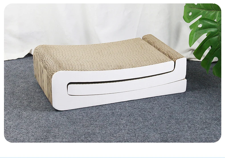 Creative New Blocks Combined Vertical cat Scratch Board Wear-resisting Corrugated Carton Nest cat Toys Wholesale details