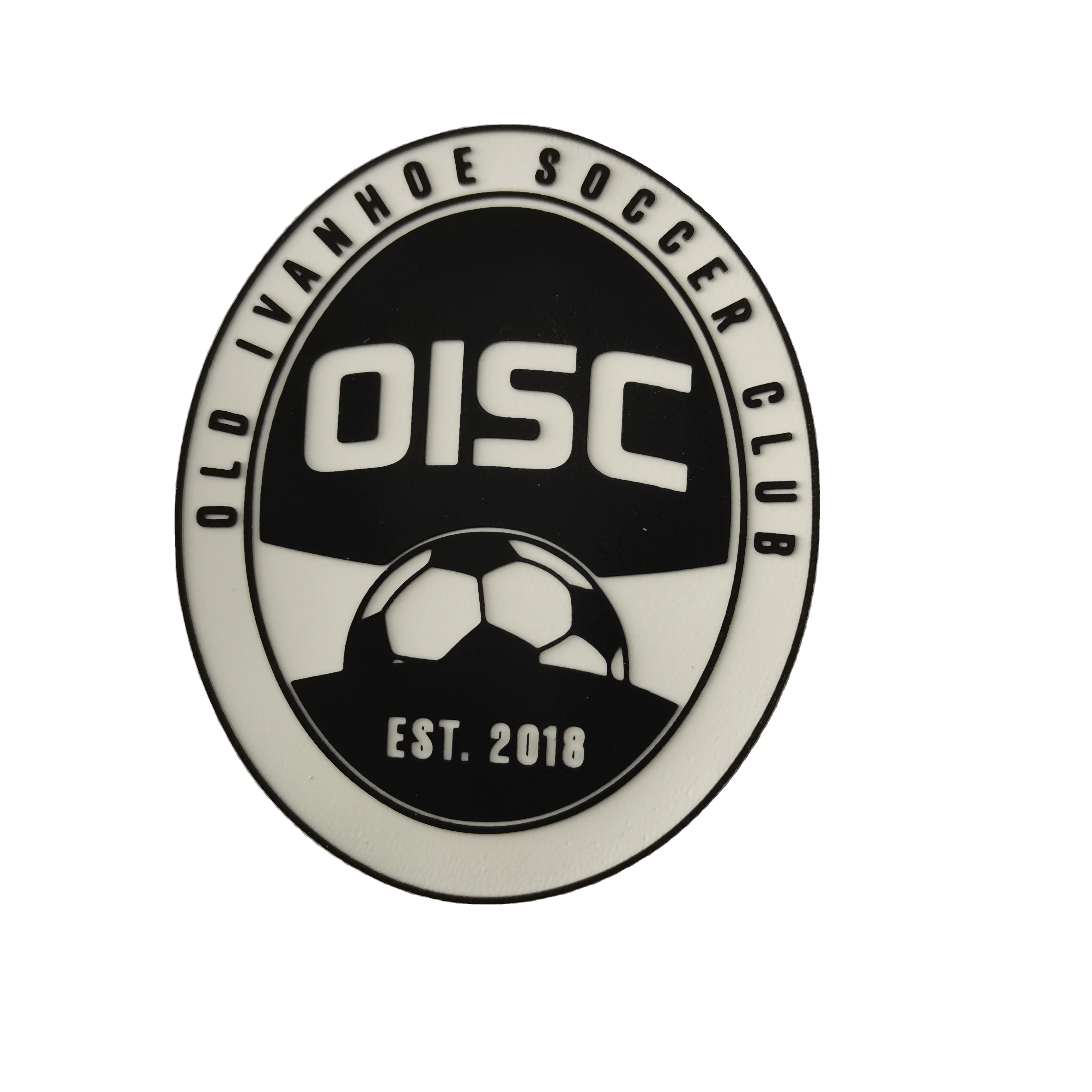 Factory Direct Embossed  Custom Rubber Patches 3D Silicone Patch Custom Rubber Patches