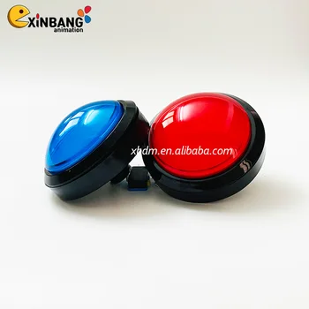 High quality game console with large convex button, with LED 98mm Convex circular button switch