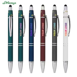 New Design Multifunction Metal Stylus Fidget Spinner Pen Custom Laser Engraving LOGO Spinner Fidget Pen with Stylus Wholesale