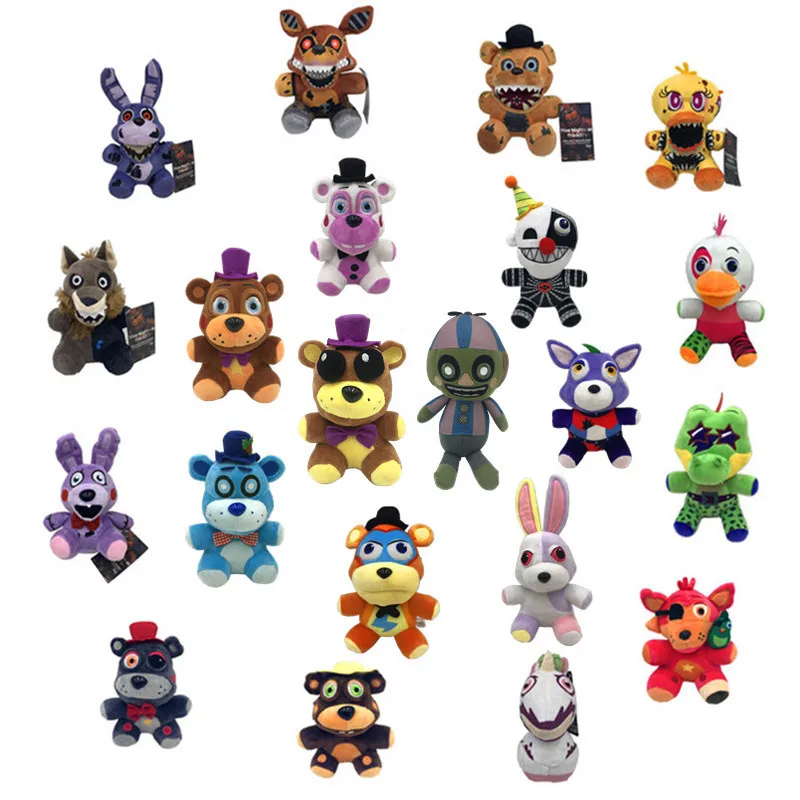 Foxi Plush Fnaf Five Nights At Freddy Nightmare Freddy Bonnie Stuffed ...