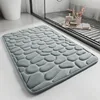 Memory Foam Bathroom Mat - Pebble Gray