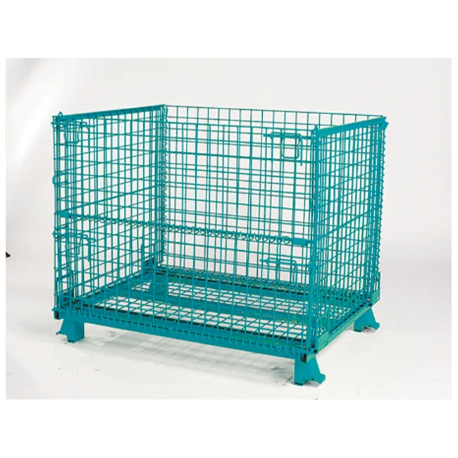 More environmentally-friendly collapsible storage steel stackable pallet