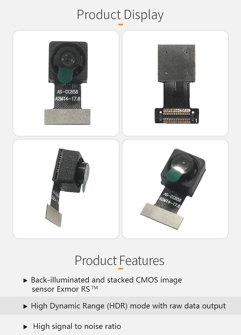 DGZX IMX258 4K HDR Mini Camera 13MP Mobile Terminal Digital Zoom Lens Module Mipi Small DIY Cam Recorder插图1
