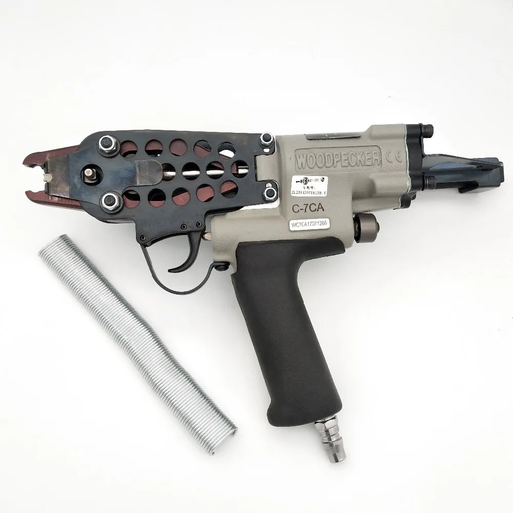Cheap Price C Type Clip Ring Stapler Pneumatic Nail Gun for Wire Cage Car Seat Spring Mattress Bed