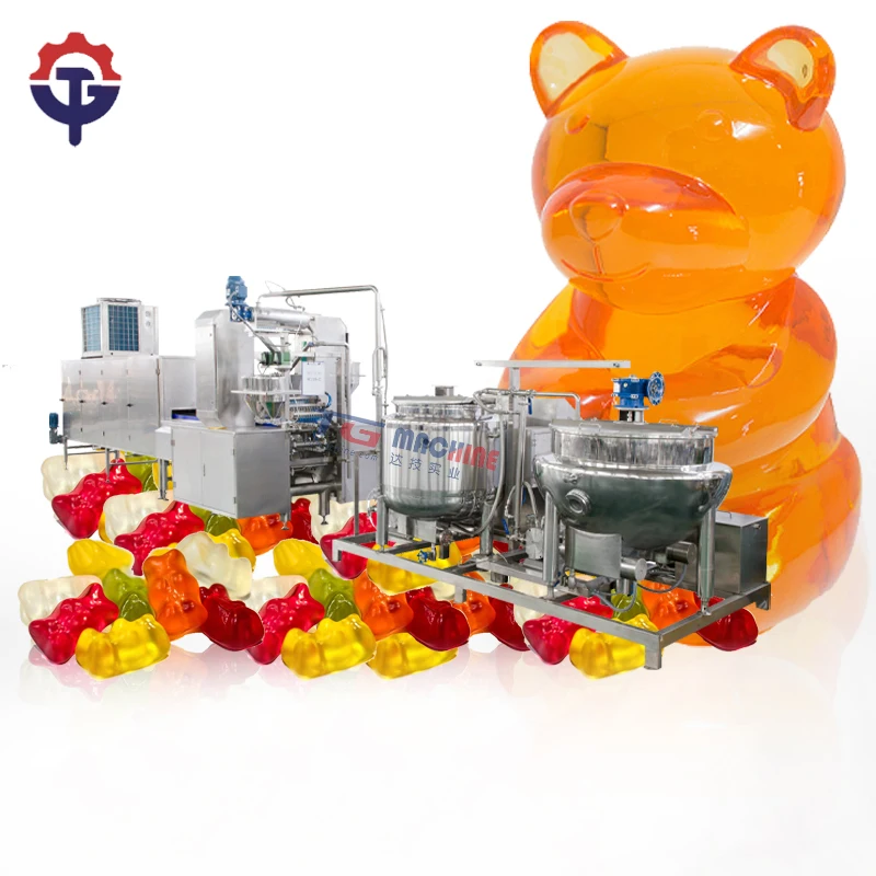 TG Fully Automatic Gummy Making Machine Jelly Gummy Candy Depositing Line Gummy Bear Machine