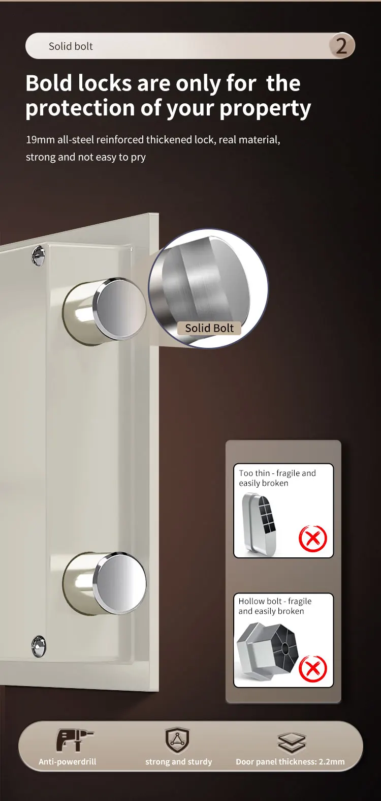 CEQSAFE American High-end Mini Electronic Digital Lock Security Safe Box for Money factory