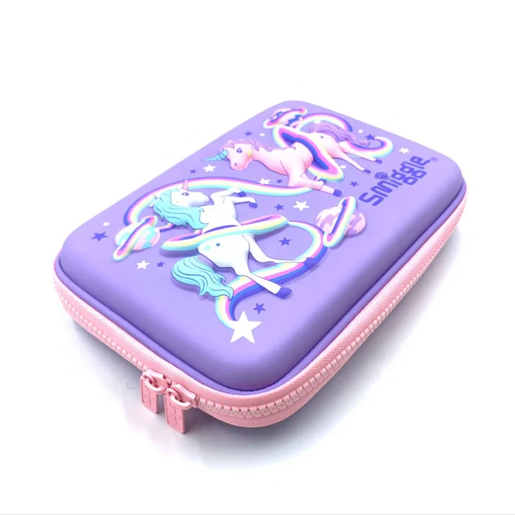 2023 Smiggle Custom Leather PU Kawaii Kids 3d Pencil Case Bags ...