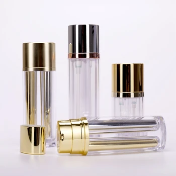 Double Tube 15ml+15ml 25ml+25ml  Airless Press Type Vacuum Straight Tube