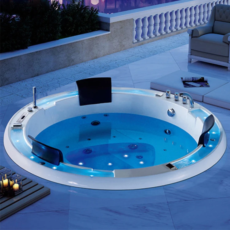 Aowo Embedded Outdoor Spa With Yakozzi Round Bath Tubs Dropin Inground Tubs Jakuzzy Whirlpool