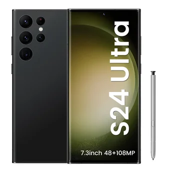 Hot Selling S24 ULTRA original 16GB+1TB 72MP+108MP 7.3 Inch Mobile Smartphone Big Battery Android 14 Cell Phone