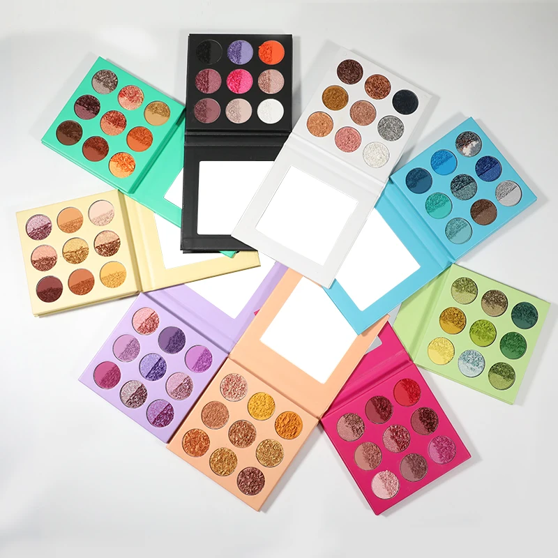 OCHAIN, лидер продаж, Новый красочный пигментированный роскошный веганский макияж для глаз, индивидуальная этикетка, палитра теней для век, тени для век