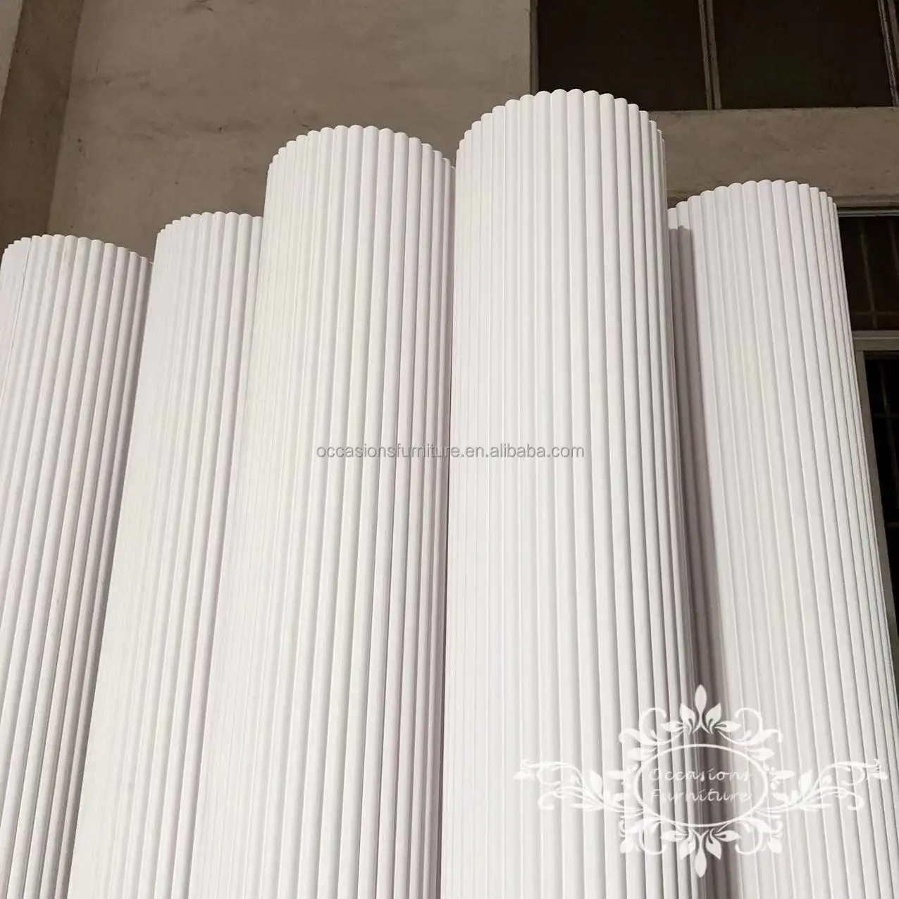 White PVC Stands Pillars Plinth Stage Decorations Props| Alibaba.com