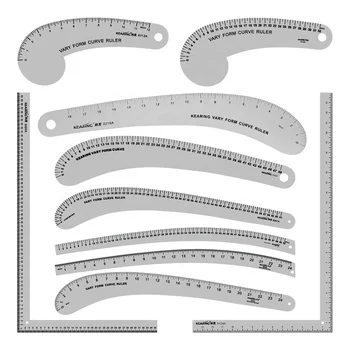 12 Inch Curved Ruler Sleeve Pants Armhole Ruler Sewing Tailor Rulers Model  6012 - Rulers - AliExpress