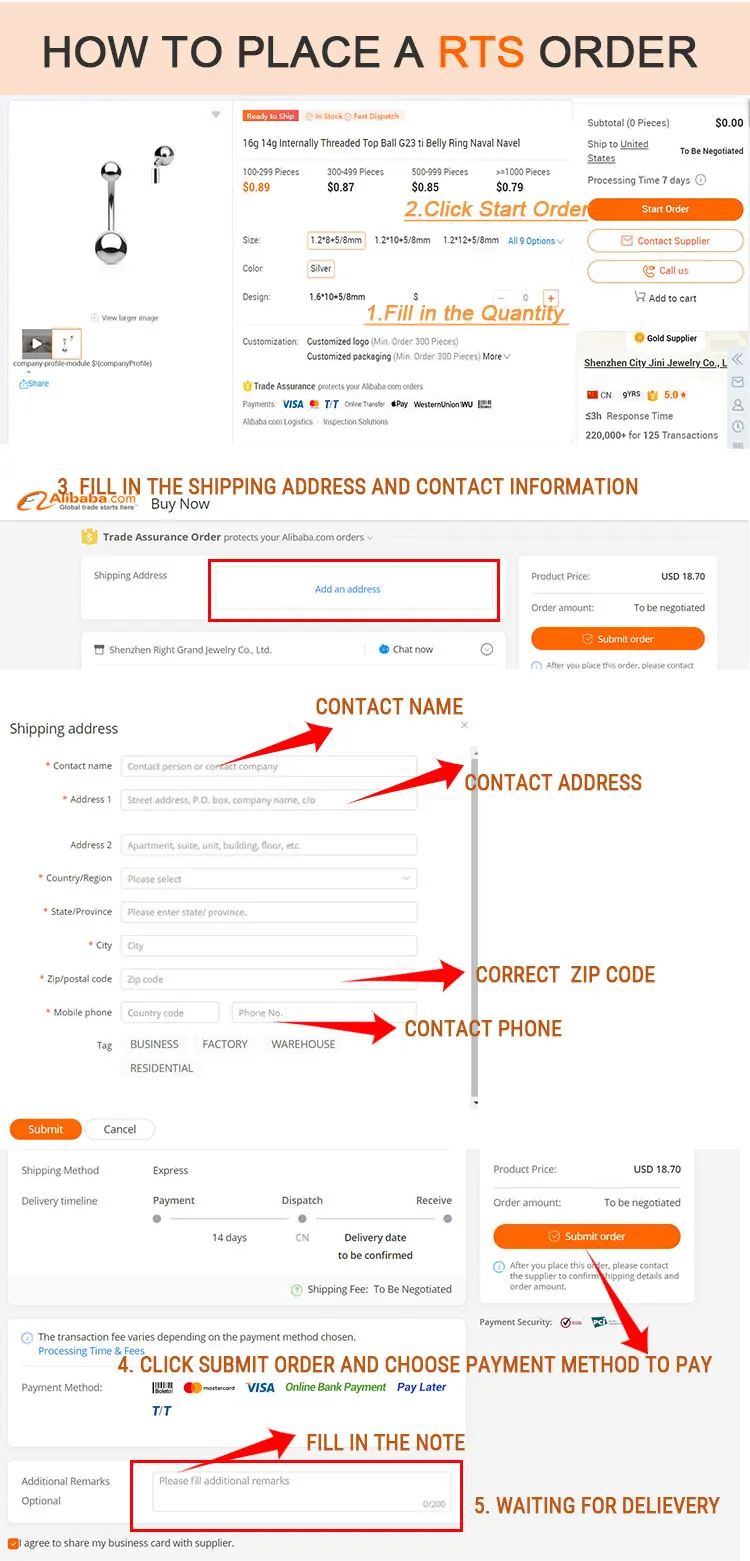 G23 Titanium Internal Thread Double Head Ball Tongue Nail Basic ...