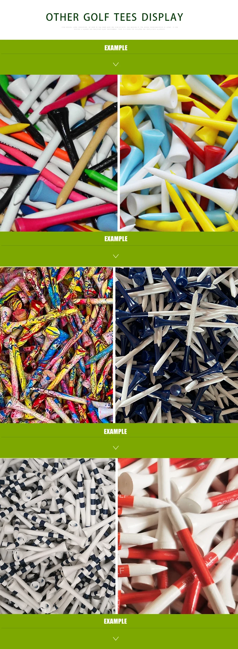 Wholesale Manufacturer High Quality Golf Pegs Custom Logo Natural Wood Bamboo Golf Tees Buy