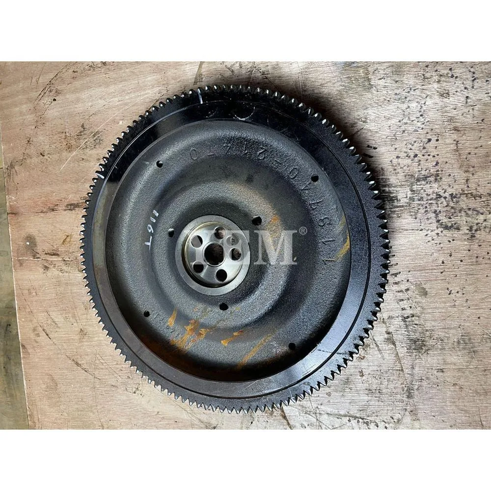 Flywheel Assembly Fit for Yanmar 3TNV76 Forklift Excavator & Skid Loader Engine