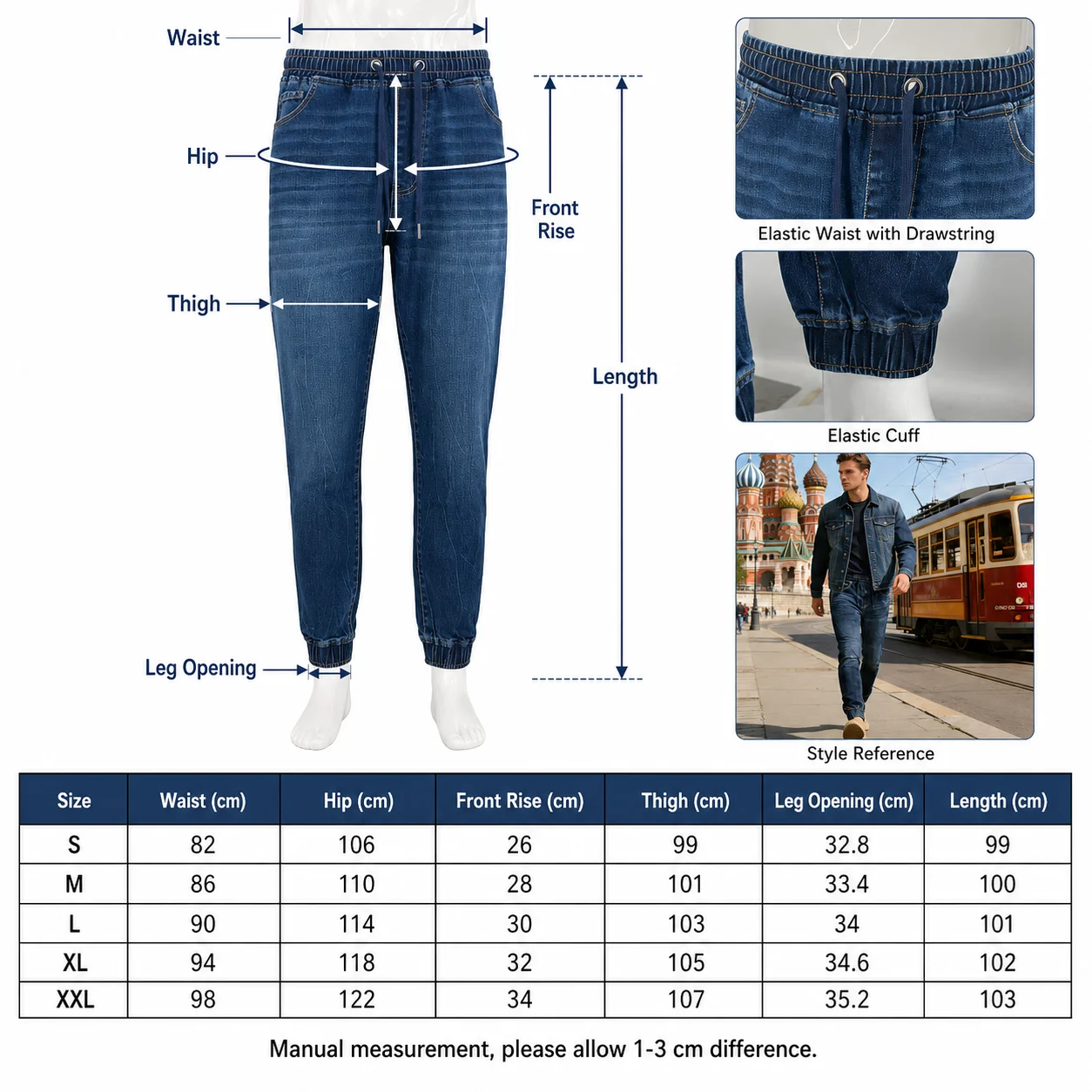 Size measurements