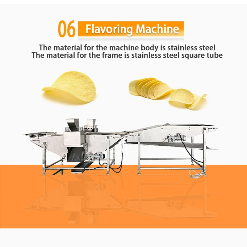 TCA Fully Automatic Stackable pringles Potato Chip Making Machines Production Line From China