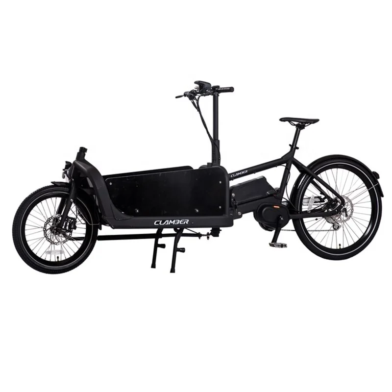Cargo E Bike Suspension Power Assist Mid Motorl Family Cargo Kids E Trike