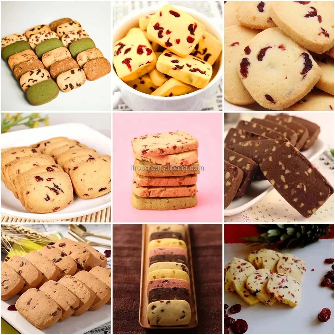 Automatic Commercial Cookie Making Molding Frozen Cookie Dough Extruder Machine