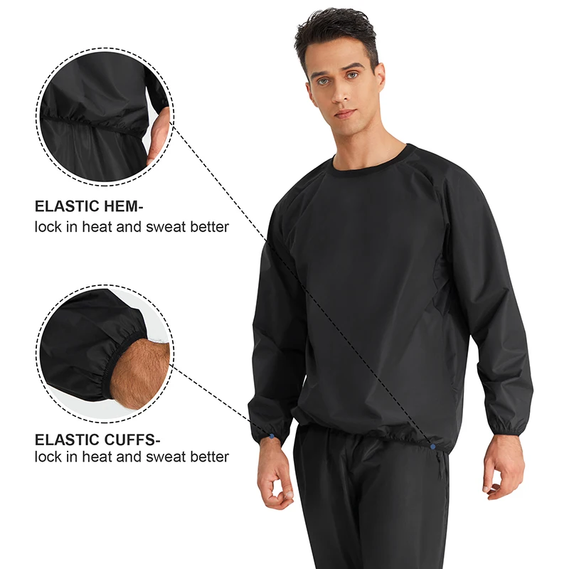 5 Times Sweat Sauna Sweat Compression Shirt Exercise Fitness Fat