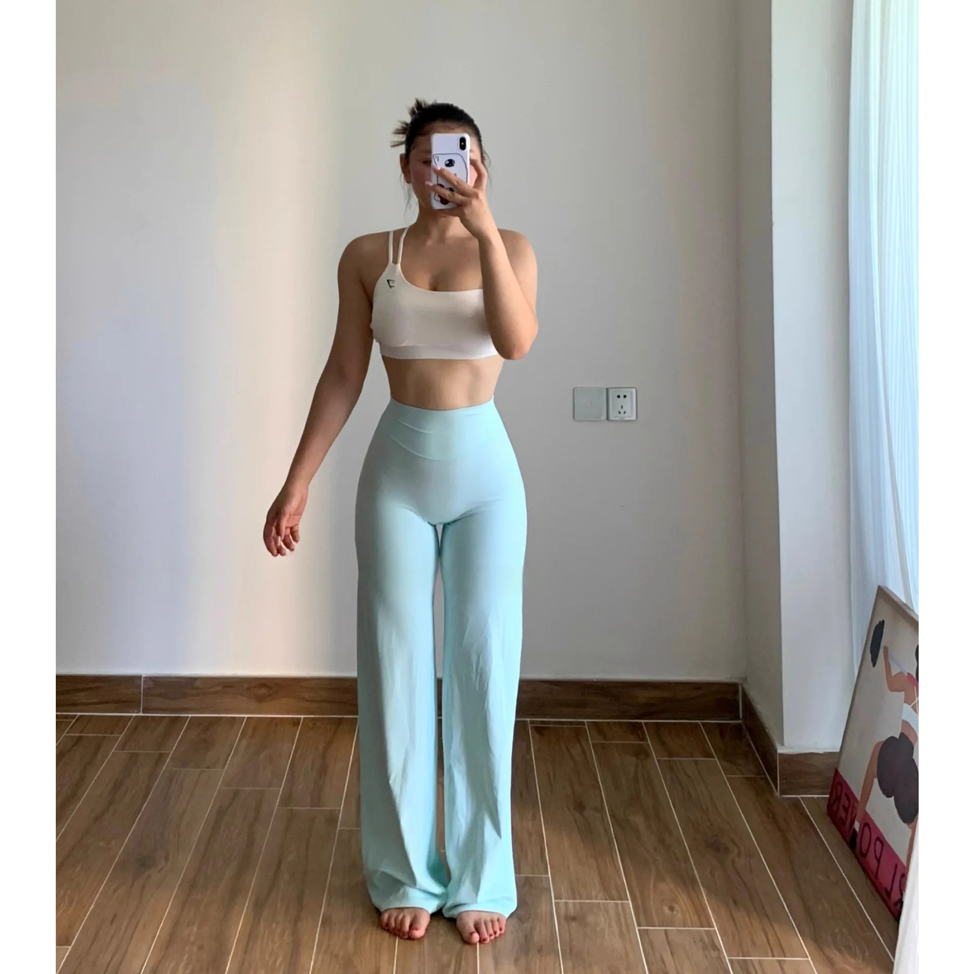 MCDUII Style Nude-Feel High-Waisted Butt-Lifting Yoga Pants Pilates Wide-Leg Straight-Le preview