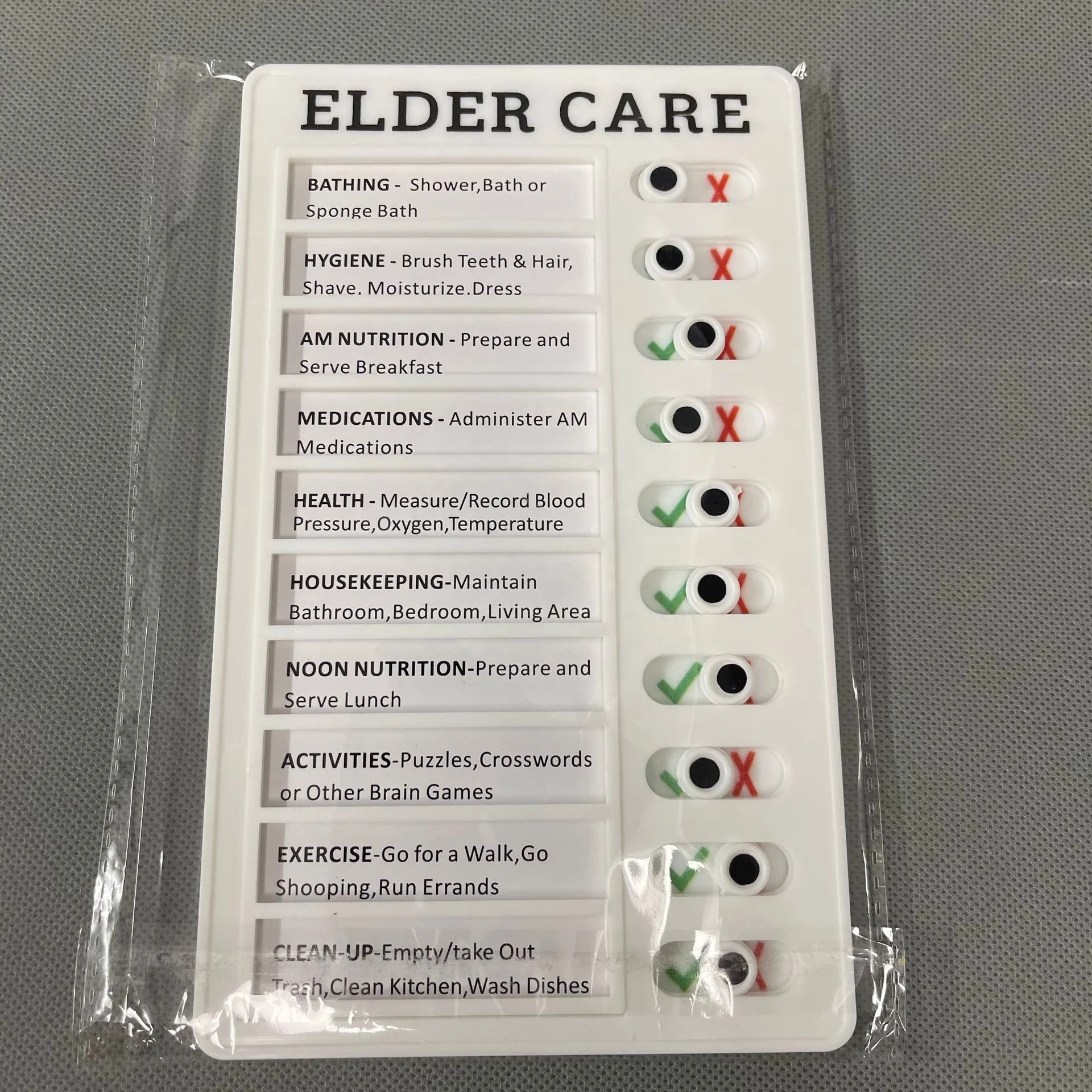 Индивидуальный офисный многоразовый ежедневник, канцелярский автомат для ухода за пожилыми людьми, список записей, пластиковые мои работу, контрольный список, доска для заметок для детей и взрослых