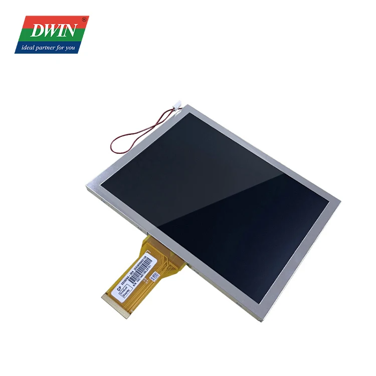 DWIN 8 Inch 800x600 TN TFT LCD Display Monitor Lcm Tft 900nit RGB Capacitive Resistive Touch Screen Lcd Module