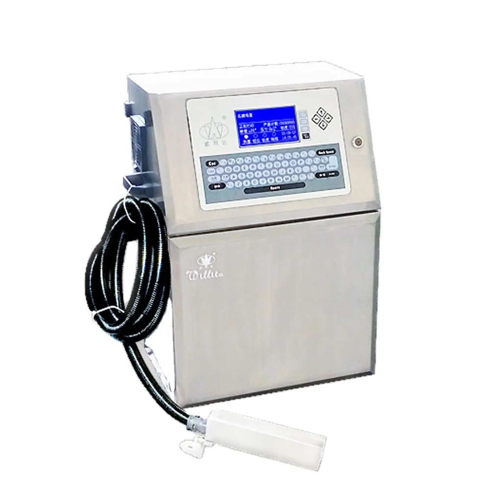 Willita Expiry Date Lot Number Series Number Cij Printing Machine for Cans Bottles Bags