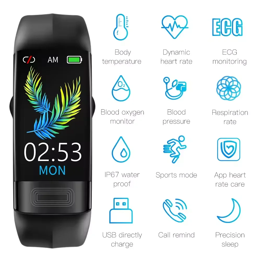 montre de pouls intelligent fréquence cardiaque de compteur de calories montre m