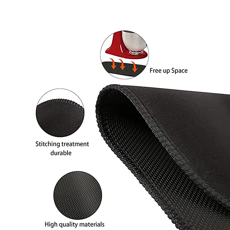 Mixer Slider Mat for KitchenAid Stand Mixer Coffee Maker Sliding Mats Appliance Glide Sliding Tray Mover Mixer Sliding Mat