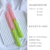 25CM texturizado fino trenzado bicolor (rosa + verde)