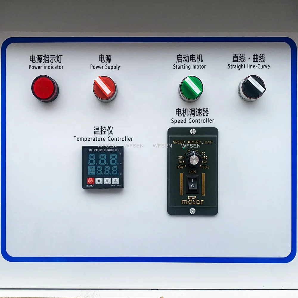 WFSEN CE Manual Handle Small Size Mini Edge Bander Machine for Wood Furniture