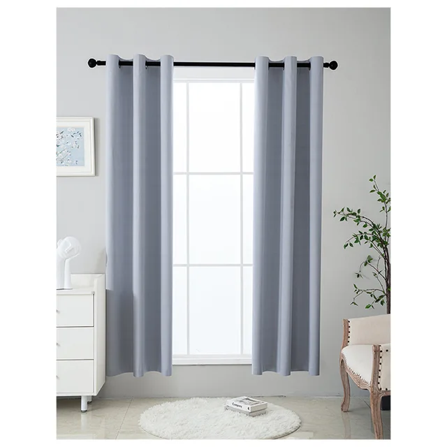 Luxury 100% Polyester Soft Curtain Fabric Woven Technique Room Darkening Blackout Bedroom Soft Curtain Roll Home Textile
