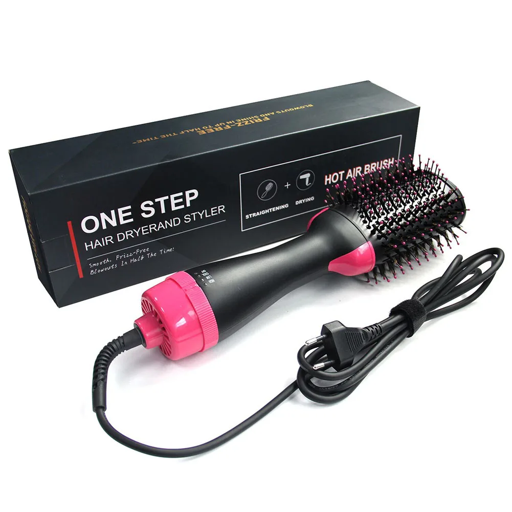 2021 New Product One Step Hair Dryer Brush Hot Air Volumizer Negative Ion Hair Dryer Brush