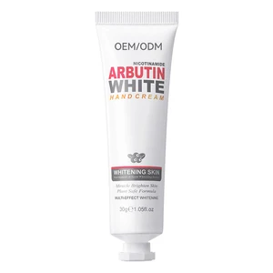 Organic Whitening Hydrating Hand Cream with Ascorbyl Palmitate & Arbutin-Natural Ingredients for Autumn/Winter Moisturizing