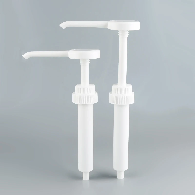 38/400 38/410 Long necked food grade syrup pump PP plastic juice honey syrup dispenser pump