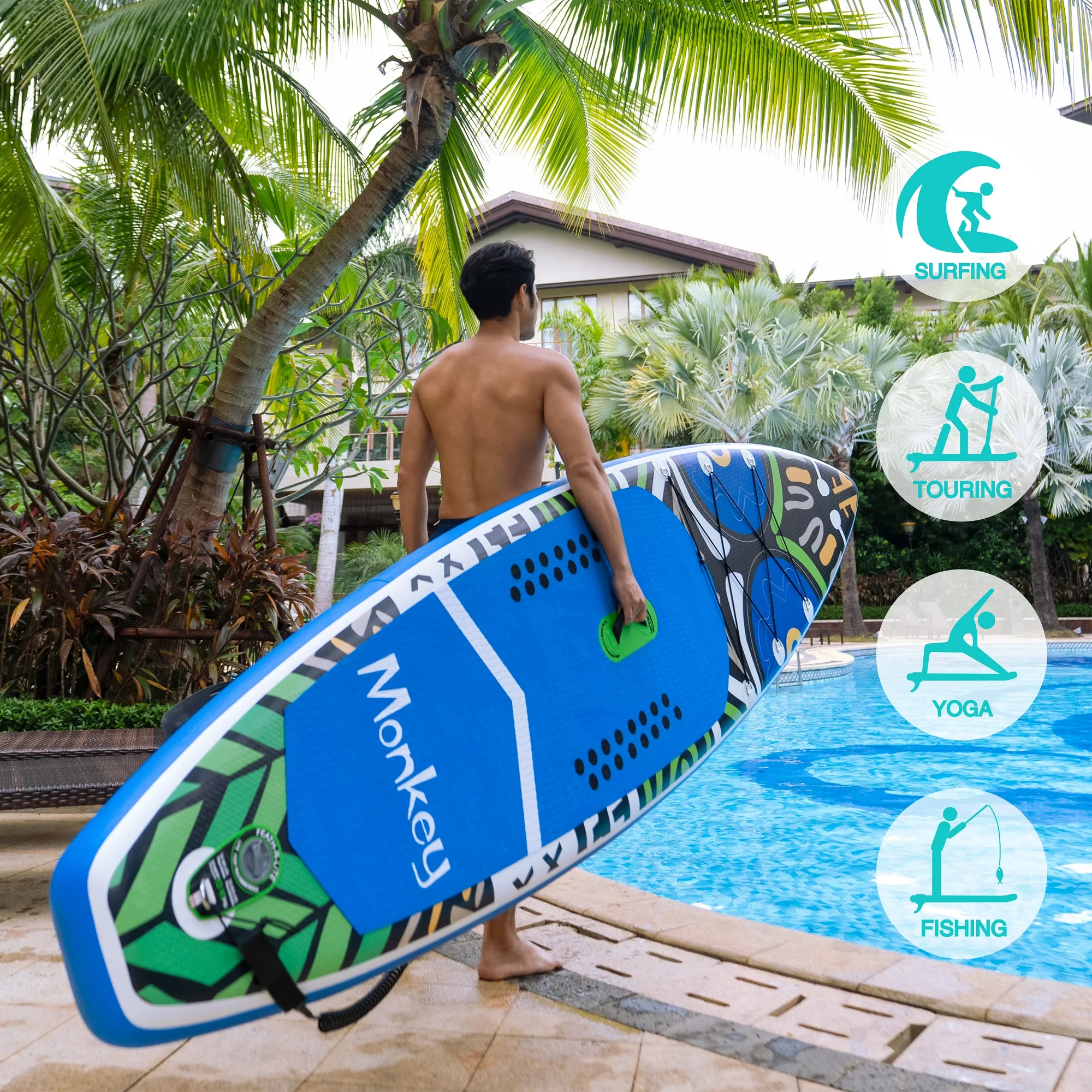 Сколько кг выдерживает сап. FUNWATER sup Board. Sup Board fun Water Monkey. Сапборд FUNWATER Monkey. My sup Monkey 11.6.