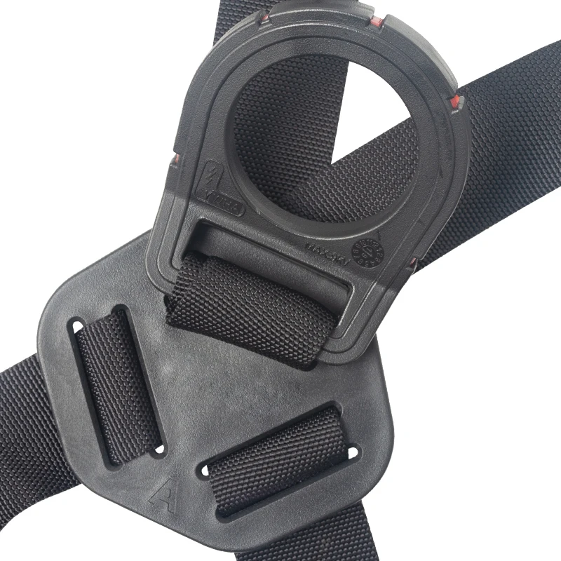 High quality EN361 Adjustable Insulated Polyester Full Body Climbing Safety Harness for electrician