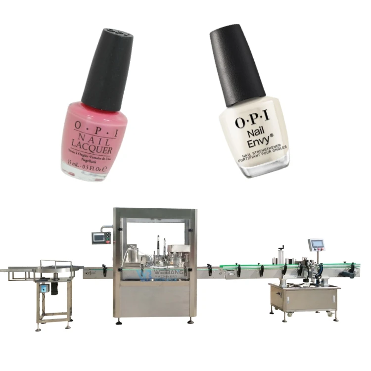 WB-YX2  2ml-100ml Automatic Cosmetic Filling Machine Glass Bottle Nail Polish Filling and Capping Machine