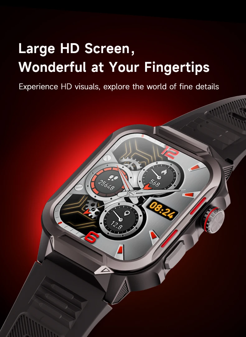 DF GTS9 MAI Health Vitality Score AMOLED Display Magnetic Heart Rate Blood Oxygen Sleep Monitoring HRV Stress Mood Tracking