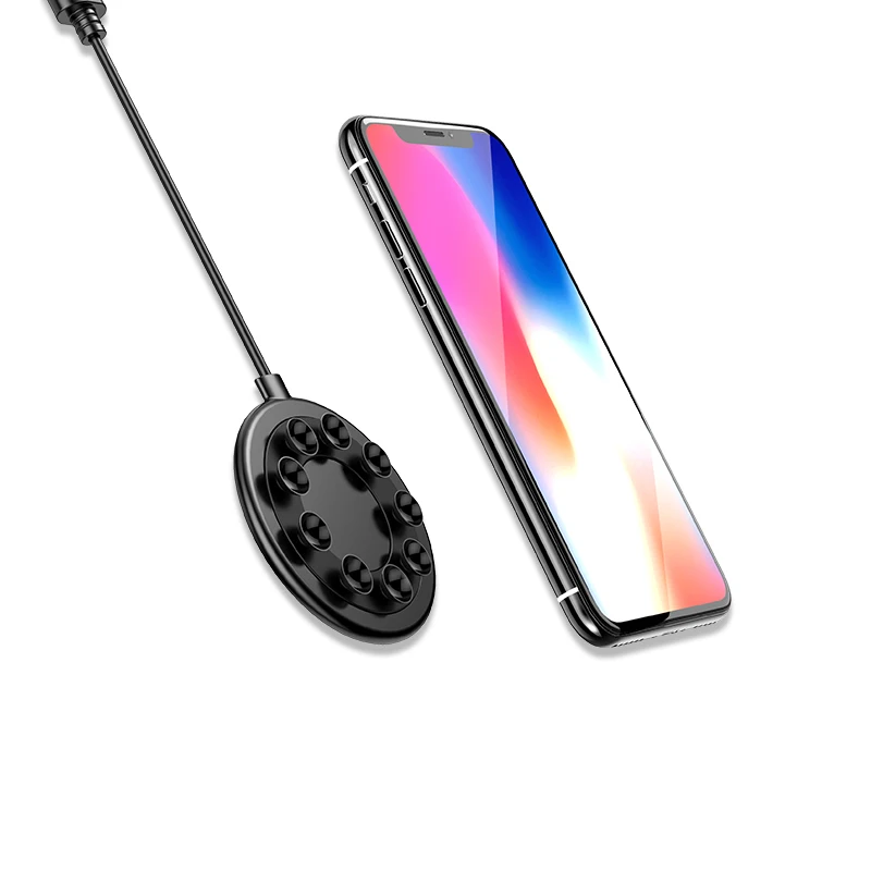 Бесплатная доставка Беспроводная зарядная док-станция Светодиодная лампа 10 Вт Qi Беспроводная зарядная подставка