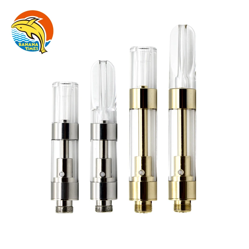 Holland trending thick oil cbd cartridge PCTG ceramic coil vape cart package 0.5ml empty vape cartridge 0.8ml