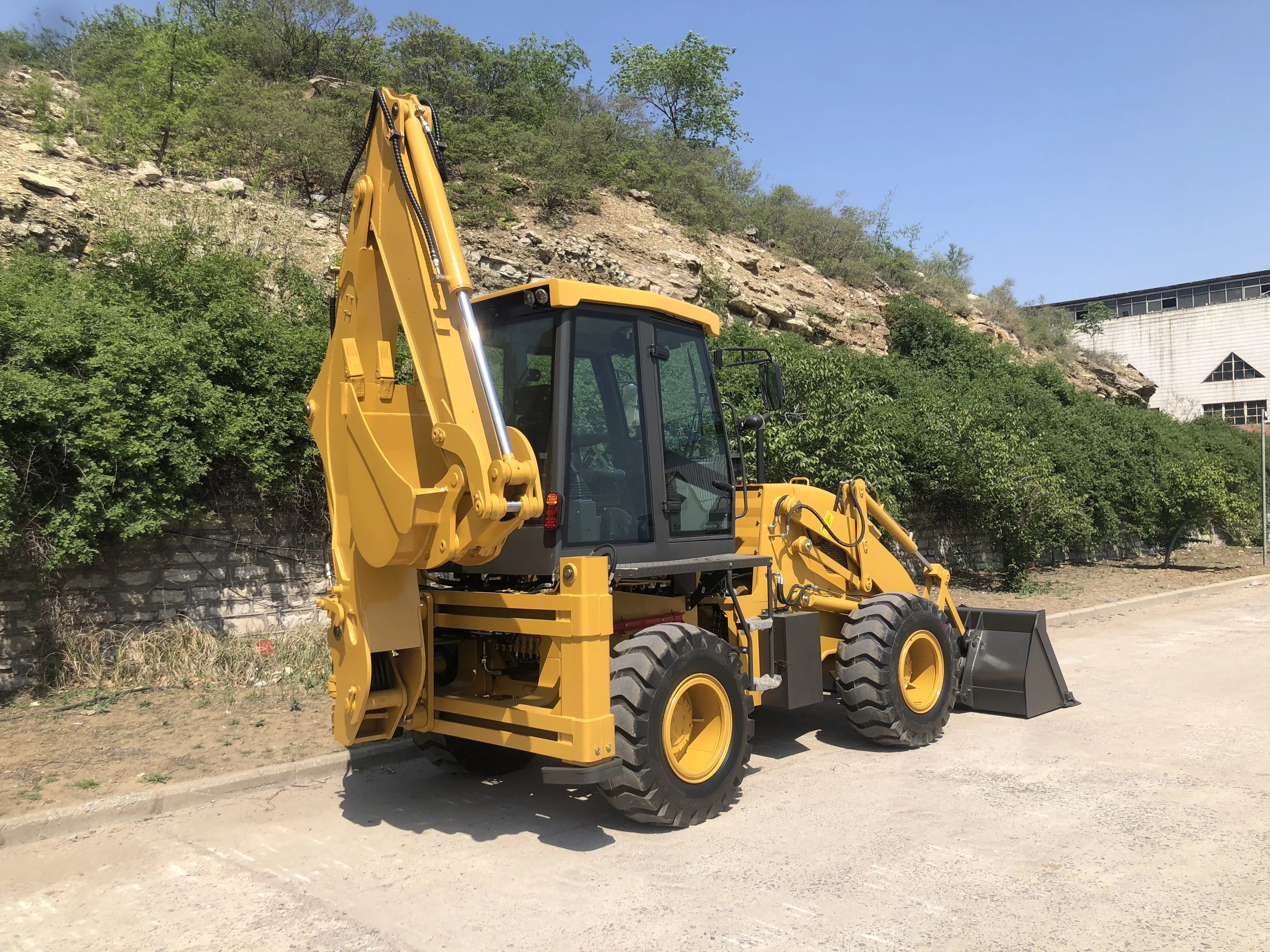 Good Quality 8ton Loader Backhoe with 1m3 Bucket SAM388