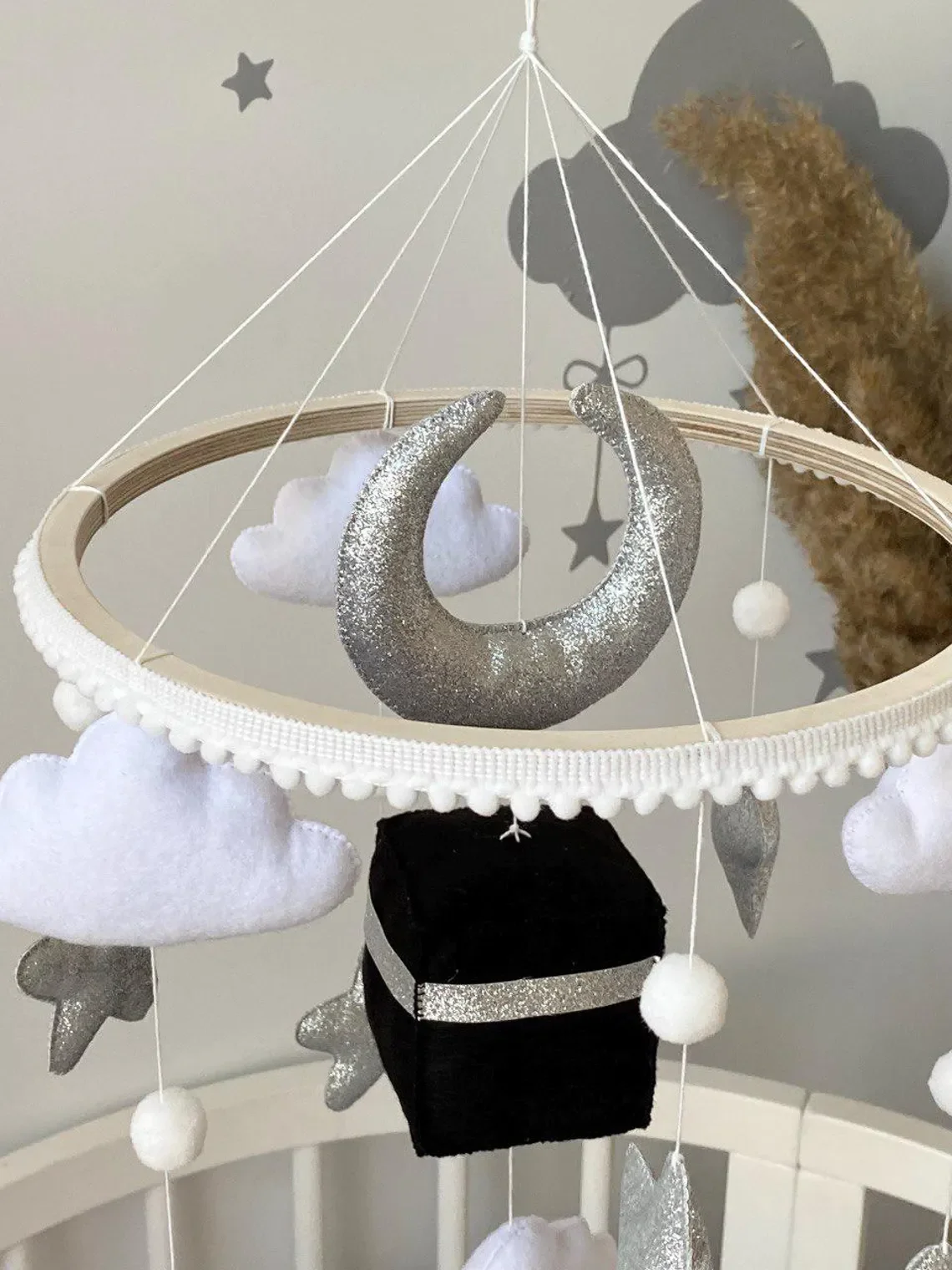 Hijab Gift Ceiling Montessori Islamic Nursery Decor Makkah Kaaba